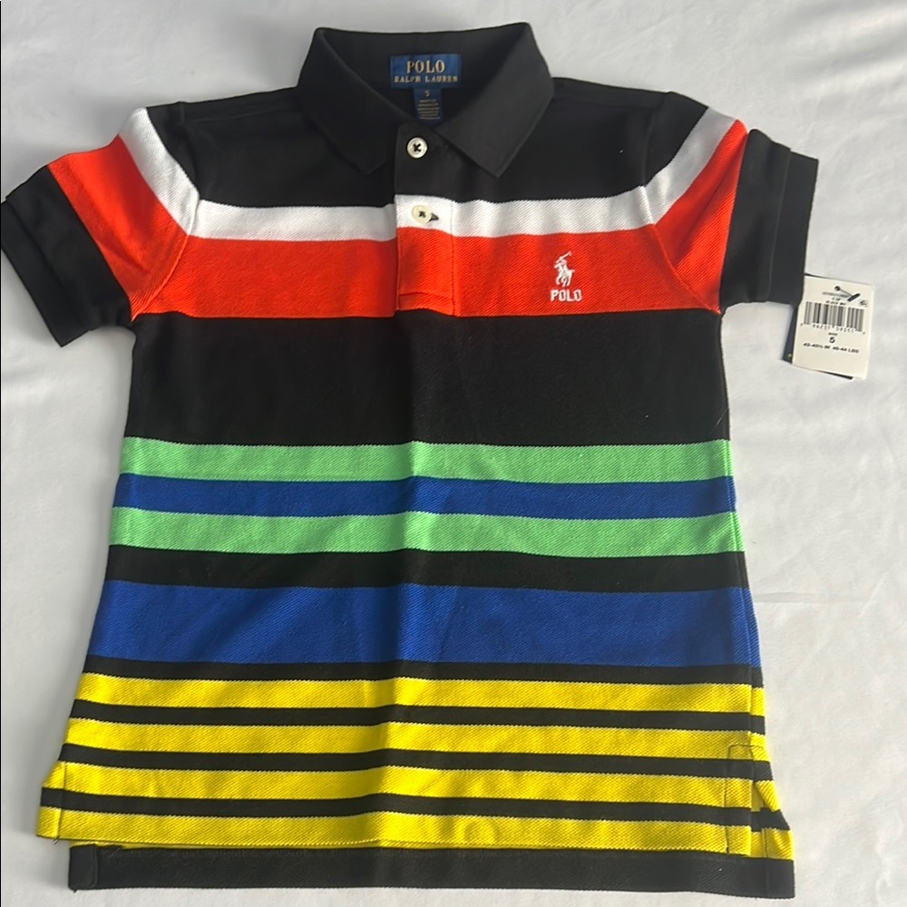 Polo by Ralph Lauren Kids Colorful Striped Polo Shirt